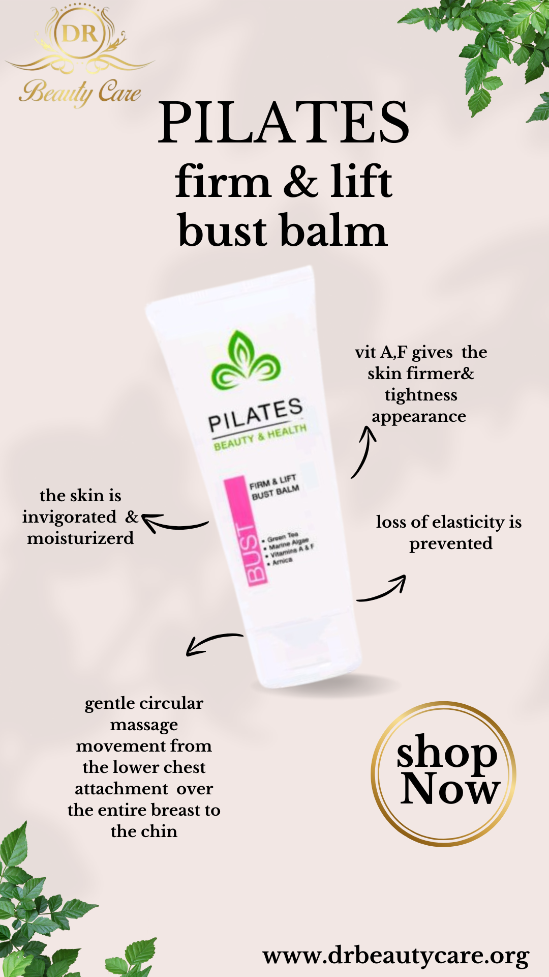 Pilates Firm & Lift Bust Balm